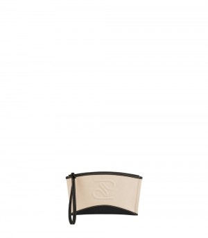 Polene Ilo Pouches Beige Svarte | NORGE 034ZGD