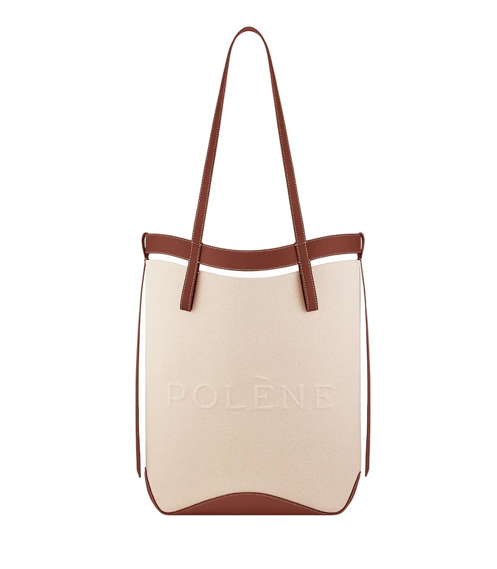 Polene Ilo Tote Veske Beige Brune | NORGE 920KNT