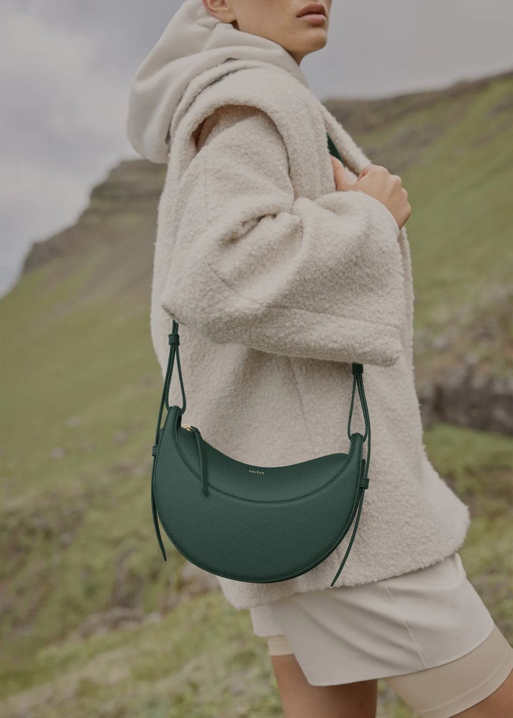 Polene Numéro Dix Crossbody Veske Grønn | NORGE 879HGS