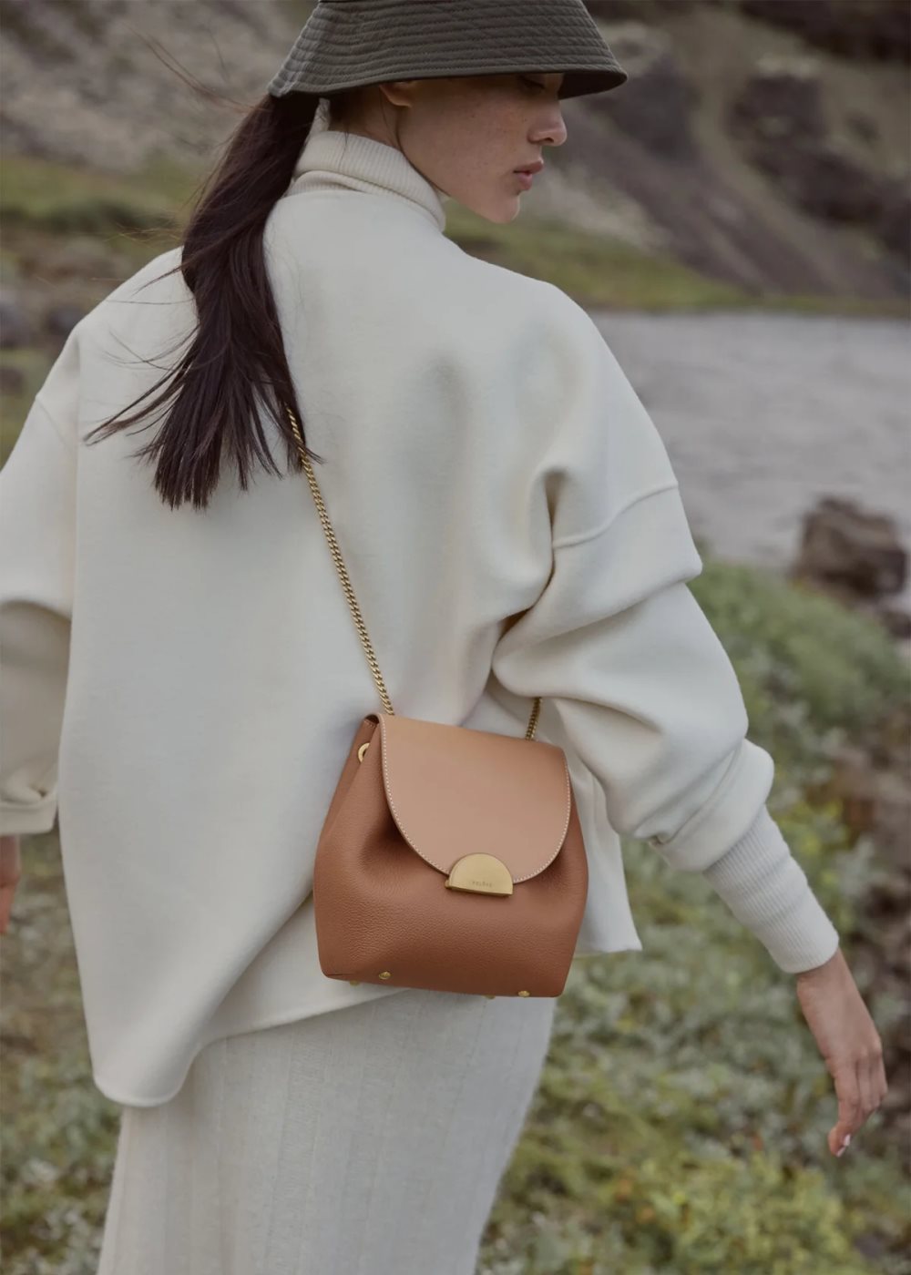 Polene Numéro Un Mini Crossbody Veske Brune | NORGE 908BGE