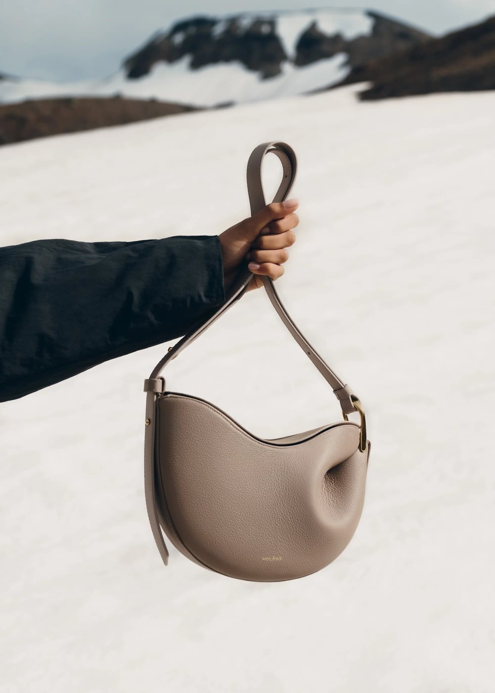 Polene Tonca Crossbody Veske Grå Brune | NORGE 059UCM